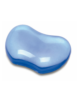Supporto Poggiapolsi in Gel Fellowes - 12,2x8,8 cm - 9117772 (Blu Trasparente)
