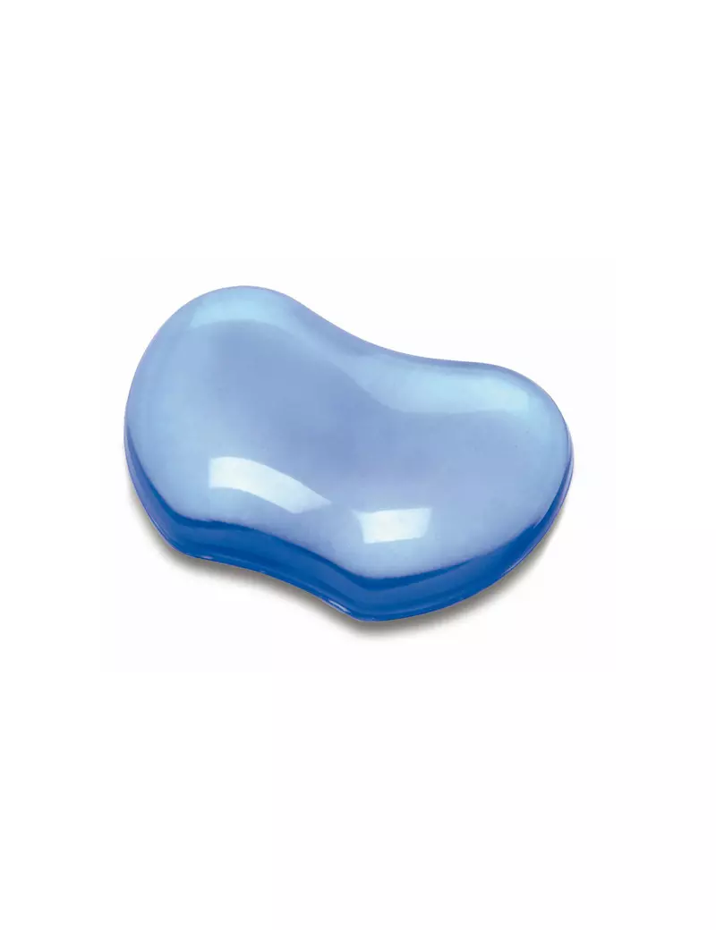 Supporto Poggiapolsi in Gel Fellowes - 12,2x8,8 cm - 9117772 (Blu Trasparente)