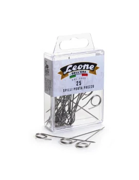 Spilli Portaprezzi Leone Dell'Era - APSIPP (Argento Conf. 25)