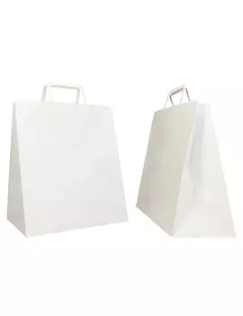 Shopper in Carta Flat Large Mainetti Bags - 28x17x32 cm - 072604 (Bianco Conf. 250)