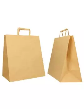 Shopper in Carta Flat Large Mainetti Bags - 28x17x32 cm - 072611 (Avana Conf. 250)