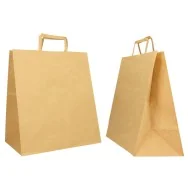 Shopper in Carta Flat Large Mainetti Bags - 28x17x32 cm - 072611 (Avana Conf. 250)