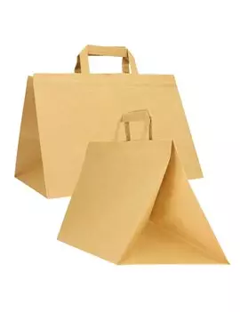 Shopper in Carta Flat XLarge Mainetti Bags - 32x22x24 cm - 072529 (Avana Conf. 200)