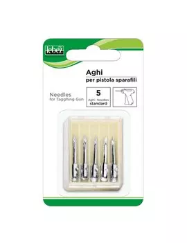 Aghi di Ricambio per Pistola Sparafili 5206 Lebez - 5262B (Argento Conf. 5)