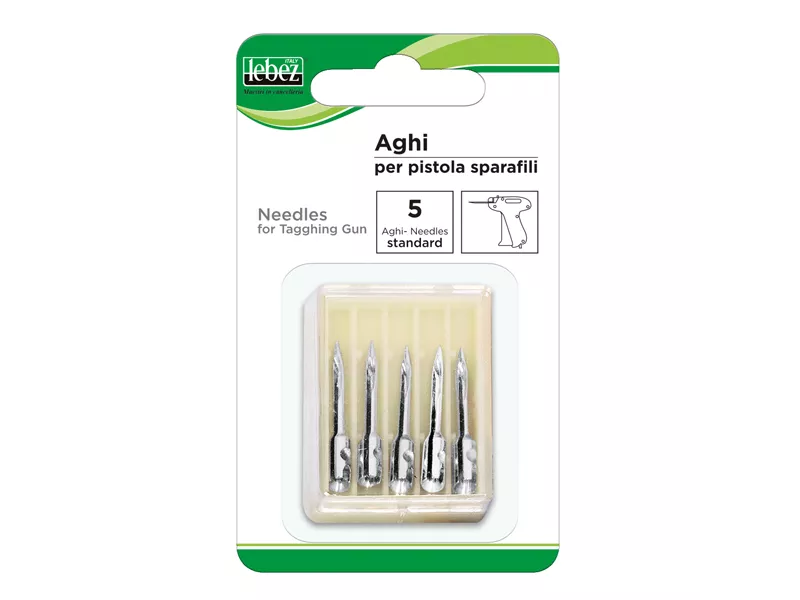 Aghi di Ricambio per Pistola Sparafili 5206 Lebez - 5262B (Argento Conf. 5)