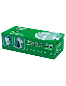 Fili Manuali di Sicurezza Lebez - 65 mm - 5268 (Trasparente Conf. 5000)