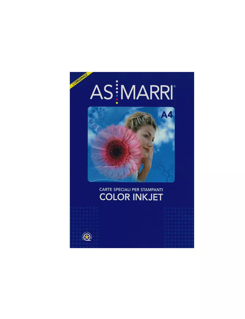 Carta Fotografica Color Inkjet AS Marri A4 150 g Lucida 8298 Bianco  8023927082982