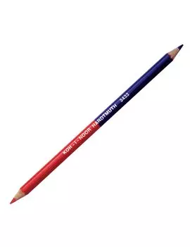 Matita Bicolore Sottile Koh-i-noor - H3433 (Rosso e Blu Conf. 12)