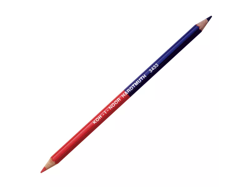 Matita Bicolore Sottile Koh-i-noor - H3433 (Rosso e Blu Conf. 12)
