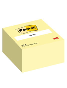 Cubo Post-it Note 636-B 3M - 76x76 mm - 7100172238 (Giallo Canary)