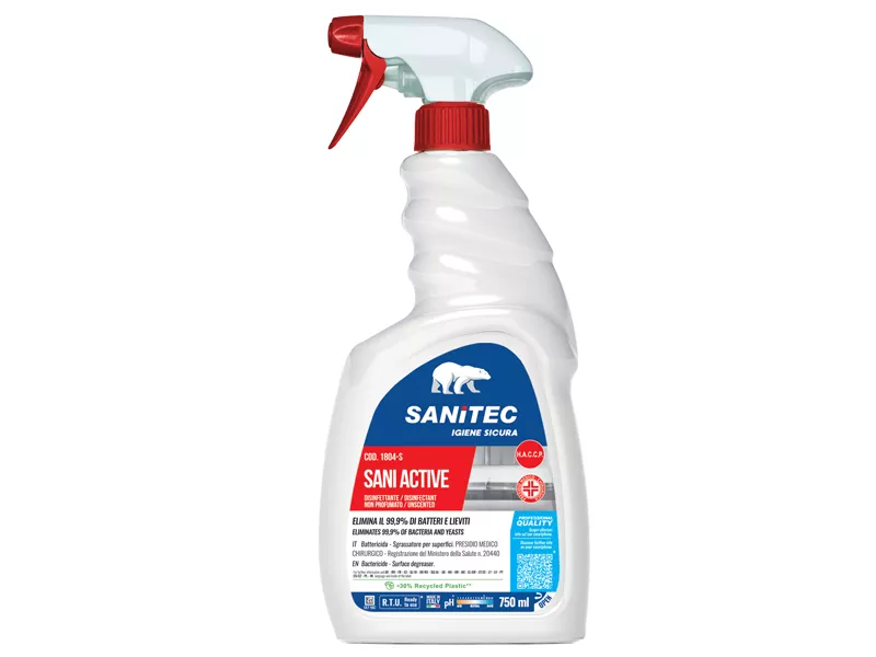 Disinfettante Sgrassatore Sani Active Sanitec - 1804-S - 750 ml