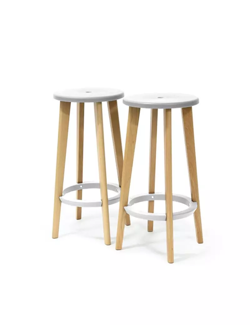 Sgabello Woody Paperflow - K700531 (Bianco Conf. 2) Sgabello Woody Paperflow - K700531 (Bianco Conf. 2)