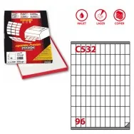 Etichette Adesive Markin - A4 - 35,4x16,3 mm - X210C532 (Bianco Conf. 100)