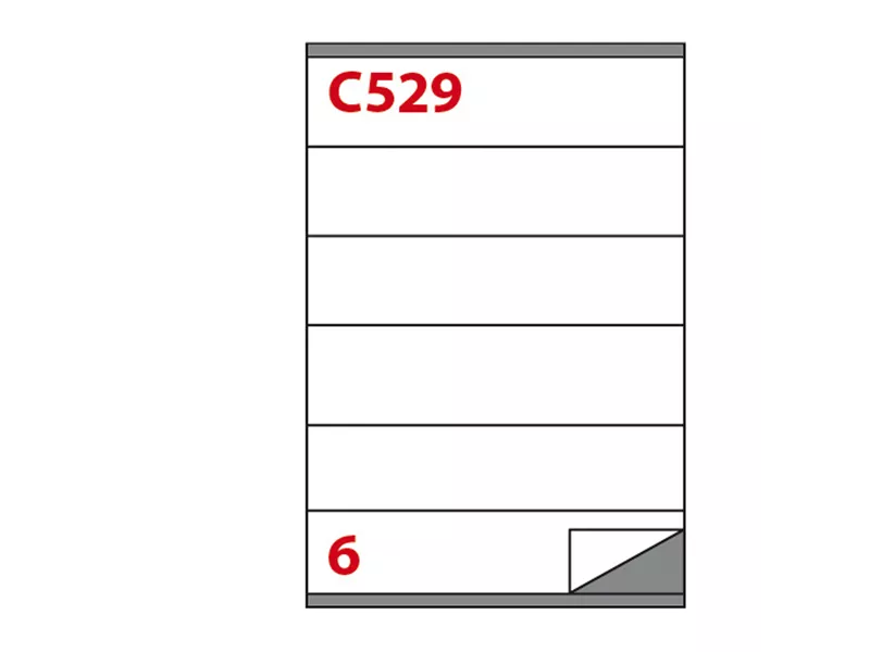 Etichette Adesive Markin - A4 - 210x48 mm - X210C529 (Bianco Conf. 100) Etichette Adesive Markin - A4 - 210x48 mm - X210C529 (Bianco Conf. 100)