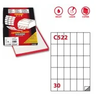 Etichette Adesive Markin - A4 - 35x59 mm - X210C522 (Bianco Conf. 100)