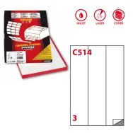 Etichette Adesive Markin - A4 - 70x297 mm - X210C514 (Bianco Conf. 100)