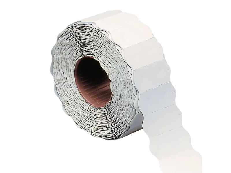 Etichette a Onda per Prezzatrice Motex - Permanenti - 26x12 mm - 3502612PER (Bianco Conf. 24000)