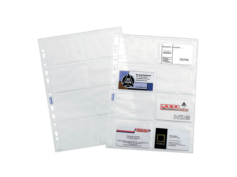 Buste a 8 Spazi per Biglietti da Visita Favorit - 160 Biglietti - 22,2x31,2 cm - 100460081 (Trasparente Conf. 10) Buste a 8 Spazi per Biglietti da Visita Favorit - 160 Biglietti - 22,2x31,2 cm - 100460081 (Trasparente Conf. 10)