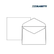 Buste Commerciali Campidoglio Blasetti - 18x24 cm - Taglio a Punta - Gommata Senza Finestra - 100 g - 089 (Bianco Conf. 500)