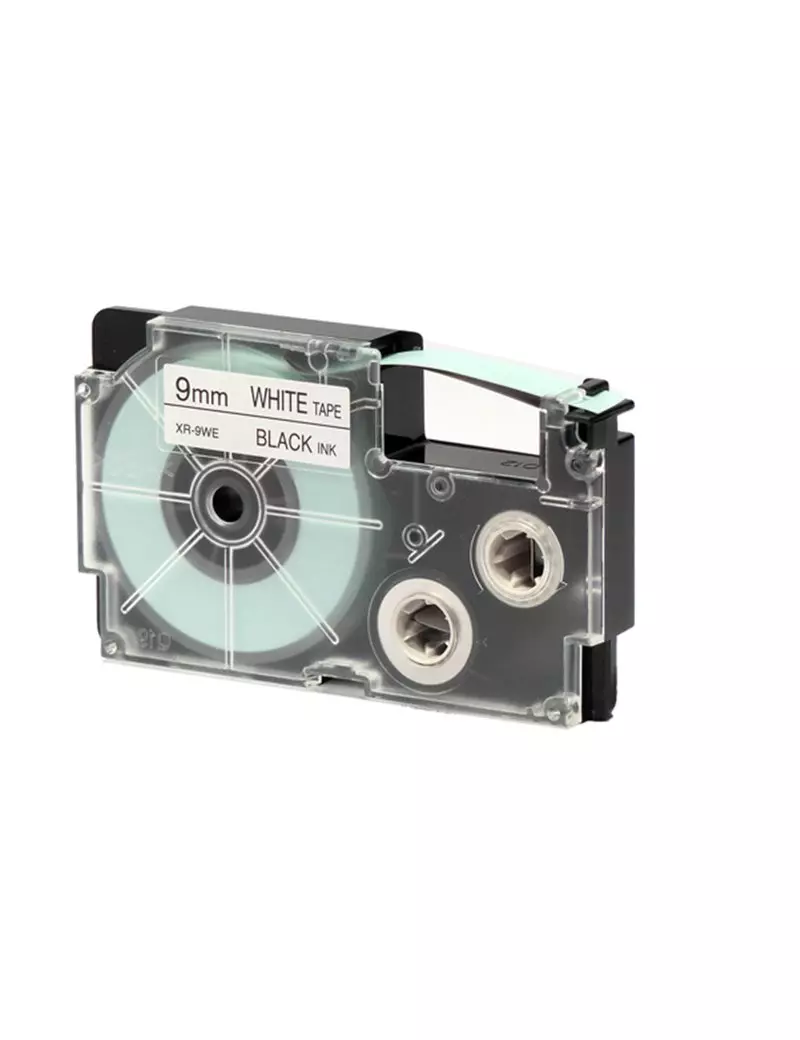 Nastro Originale Casio XR-9WE1 - 9 mm x 8 m - XR-9WE1-W-DJ (Nero su Bianco) Nastro Originale Casio XR-9WE1 - 9 mm x 8 m - XR-9WE1-W-DJ (Nero su Bianco)