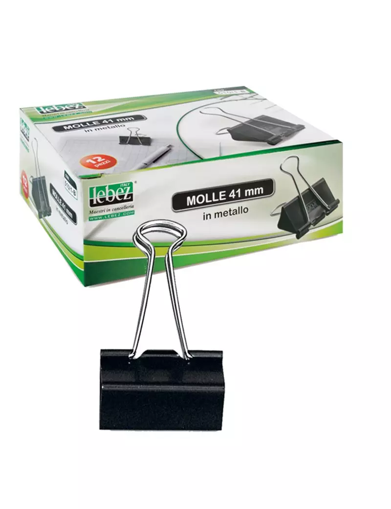 Molle Double Clips Lebez - 51 mm - 510/0 (Nero Conf. 12) Molle Double Clips Lebez - 51 mm - 510/0 (Nero Conf. 12)