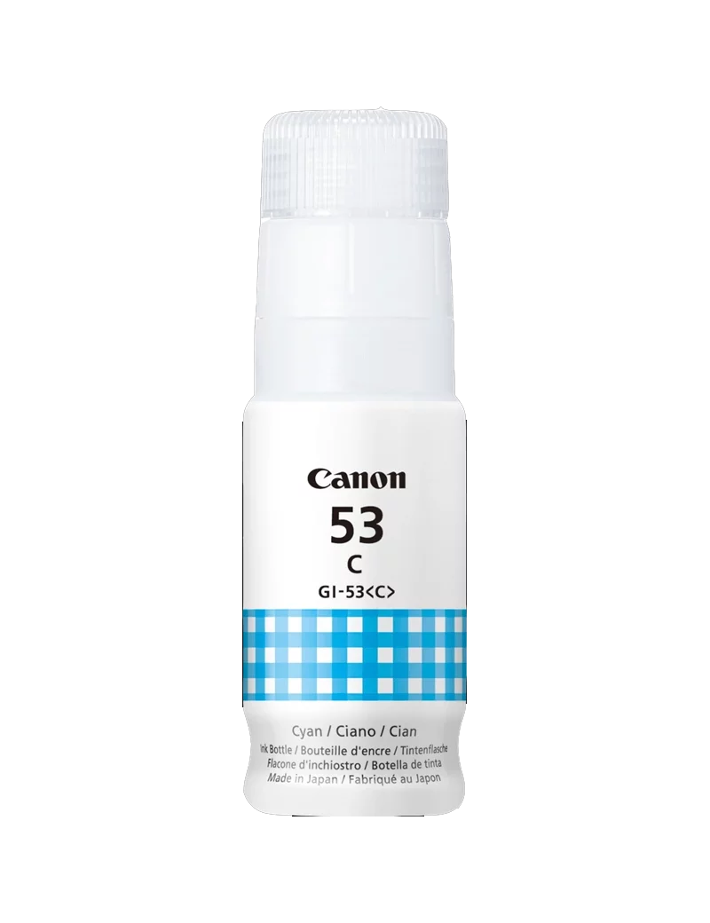 Inchiostro Originale Canon GI-53c 4673C001 (Ciano 60 ml) Inchiostro Originale Canon GI-53c 4673C001 (Ciano 60 ml)