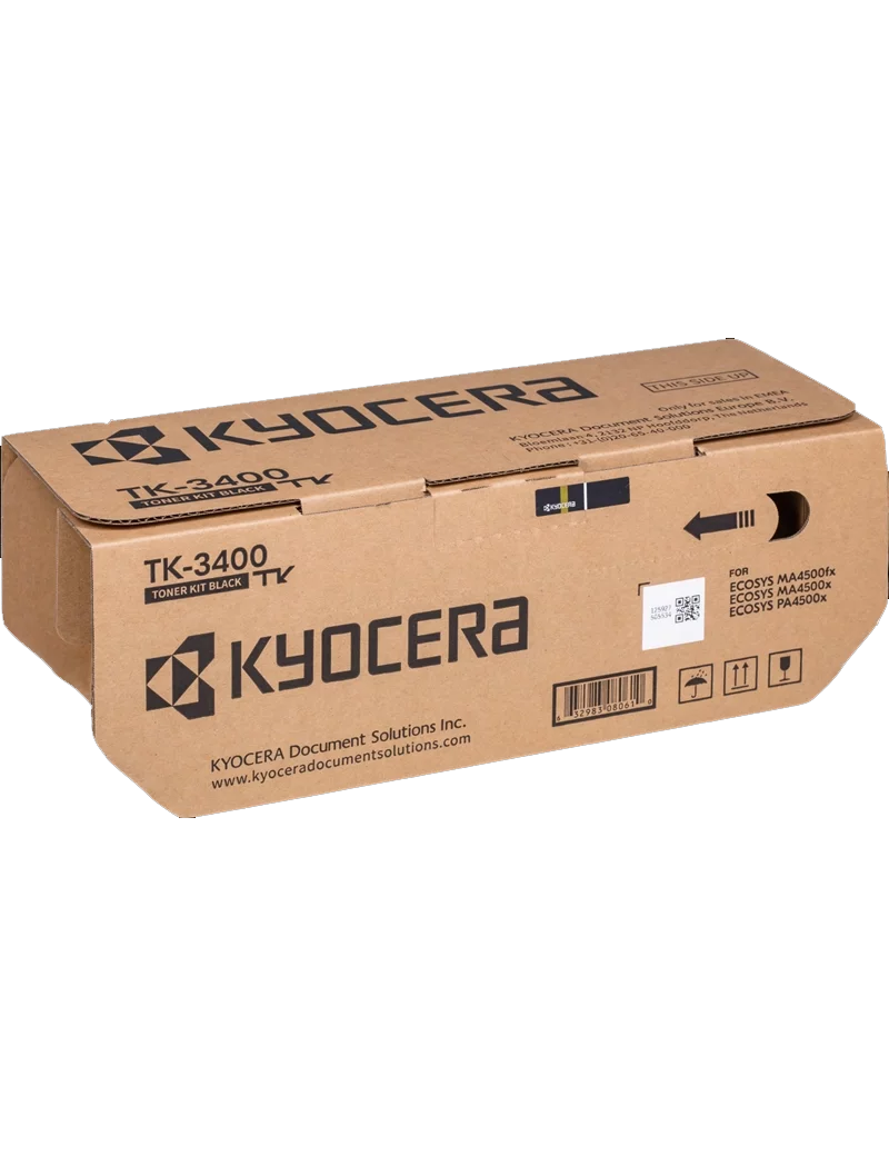 Toner Originale Kyocera TK-3400K 1T0C0Y0NL0 (Nero 12500 pagine) Toner Originale Kyocera TK-3400K 1T0C0Y0NL0 (Nero 12500 pagine)