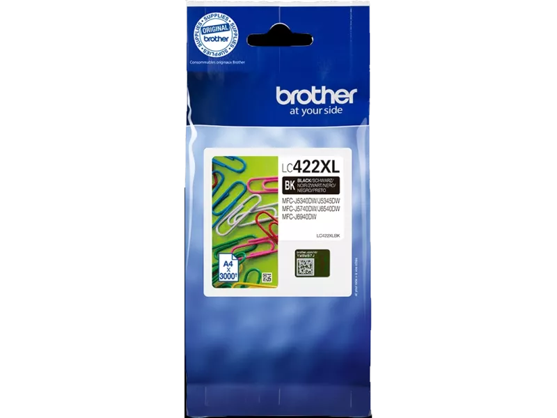 Cartuccia Originale Brother LC-422XLBK (Nero 3000 pagine)