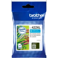 Cartuccia Originale Brother LC-422XLC (Ciano 1500 pagine)