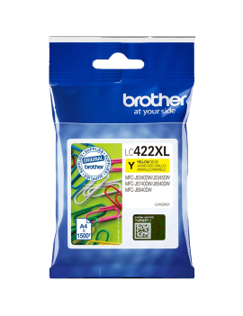 Cartuccia Originale Brother LC-422XLY (Giallo 1500 pagine)