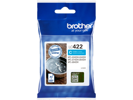 Cartuccia Originale Brother LC-422C (Ciano 550 pagine)