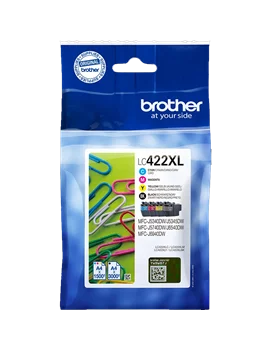 Multipack Cartucce Originali Brother LC-422XLVAL (Nero e Colori XL 7500 pagine)