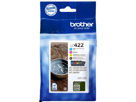 Multipack Cartucce Originali Brother LC-422VAL (Nero e Colori 2200 pagine)