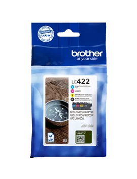 Multipack Cartucce Originali Brother LC-422VAL (Nero e Colori 2200 pagine)