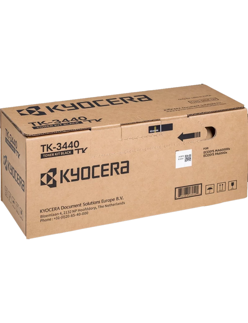 Toner Originale Kyocera TK-3440K 1T0C0T0NL0 (Nero 40000 pagine) Toner Originale Kyocera TK-3440K 1T0C0T0NL0 (Nero 40000 pagine)