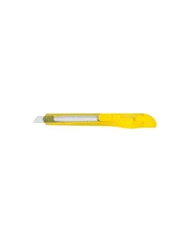 Cutter con Bloccalama Lebez - 9 mm - 9004 (Giallo Conf. 20)