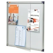 Bacheca Magnetica per Interni Nobo - 6xA4 - 81,5x67 cm - 1900847 (Alluminio)