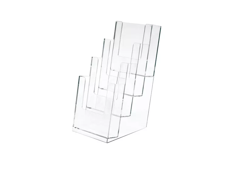 Portadepliant da Tavolo Lebez - 11x25x14 cm - 5022 (Trasparente)