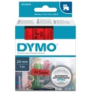 Nastro Originale Dymo S0720970 - 53717 - 24 mm x 7 m (Nero su Rosso)