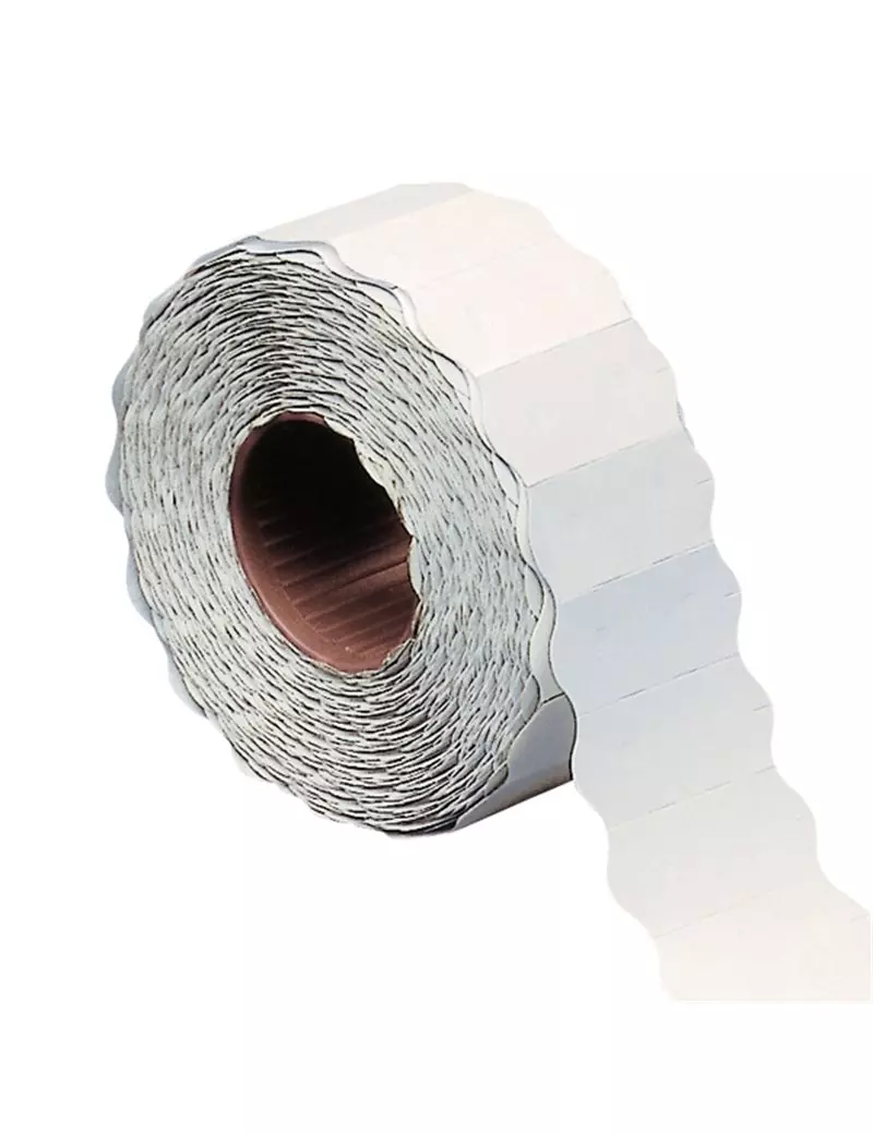 Etichette a Onda per Prezzatrice Markin - Removibili - 26x12 mm - 3502612RIM (Bianco Conf. 24000)