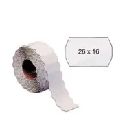 Etichette a Onda per Prezzatrice Markin - Removibili - 26x16 mm - 3502616RIM (Bianco Conf. 16000)