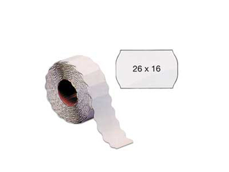 Etichette a Onda per Prezzatrice Markin - Removibili - 26x16 mm - 3502616RIM (Bianco Conf. 16000) Etichette a Onda per Prezzatrice Markin - Removibili - 26x16 mm - 3502616RIM (Bianco Conf. 16000)
