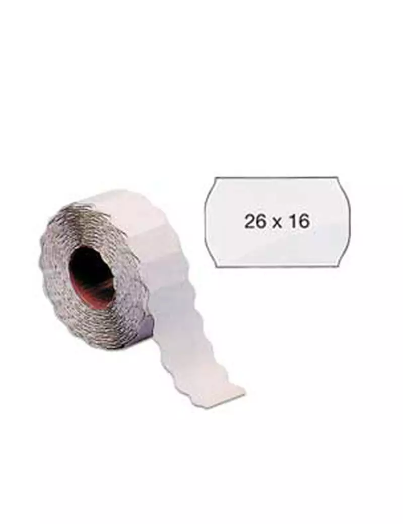 Etichette a Onda per Prezzatrice Markin - Removibili - 26x16 mm - 3502616RIM (Bianco Conf. 16000) Etichette a Onda per Prezzatrice Markin - Removibili - 26x16 mm - 3502616RIM (Bianco Conf. 16000)