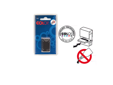 Tamponcino di Ricambio per Timbri Printer E/2600/2 Colop - E/2600/2 (Rosso e Blu Conf. 5)