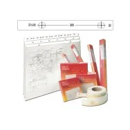 Banda Appendidisegni in PVC 3L - 55 mm x 50 m - S885504 (Bianco Opaco)
