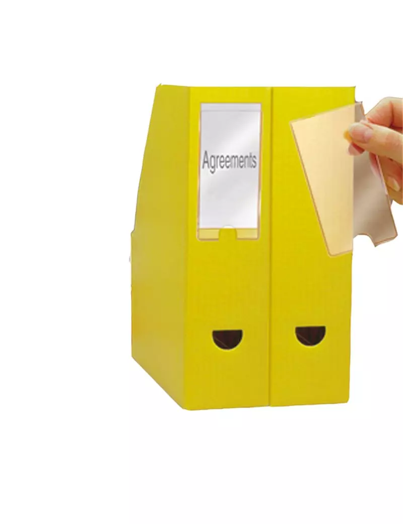 Porta Etichette Adesive 3L - Con Etichetta - 75x150 mm - S852350 (Trasparente Conf. 3) Porta Etichette Adesive 3L - Con Etichetta - 75x150 mm - S852350 (Trasparente Conf. 3)