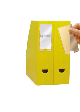 Porta Etichette Adesive 3L - Con Etichetta - 75x150 mm - S852350 (Trasparente Conf. 3)