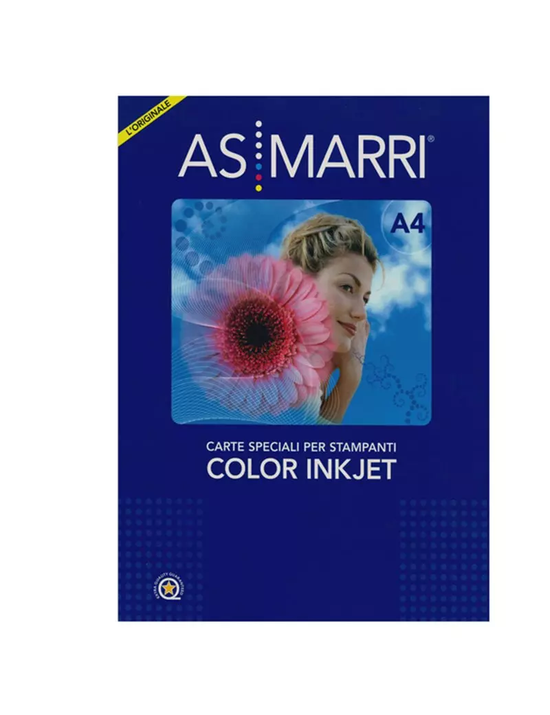 Carta Fotografica Color Inkjet AS Marri A4 200 g Effetto Lucido