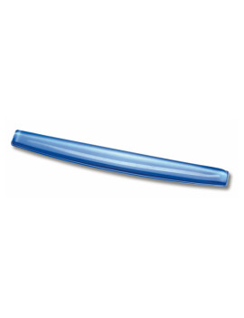 Supporto Poggiapolsi da Tastiera Fellowes - 12,2x8 cm - 91137 (Blu Trasparente)