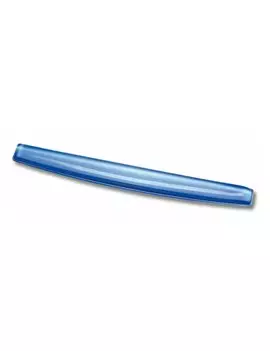 Supporto Poggiapolsi da Tastiera Fellowes - 12,2x8 cm - 91137 (Blu Trasparente)